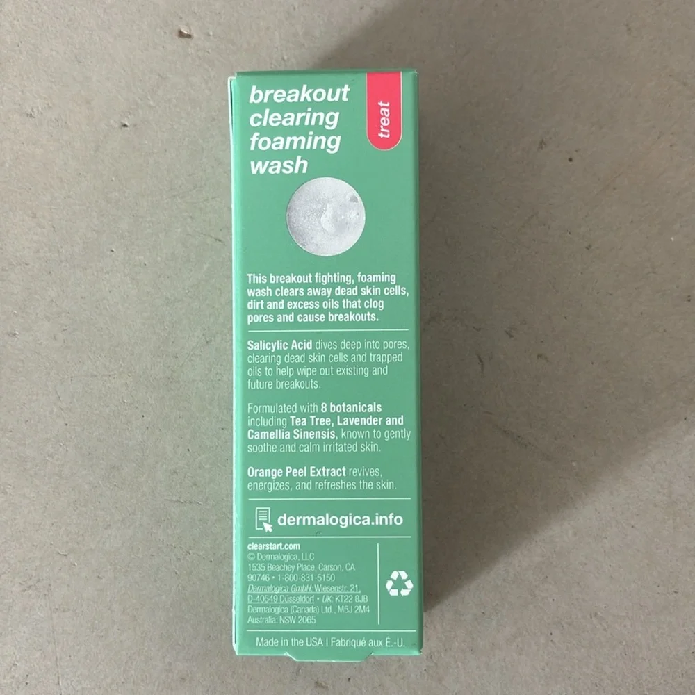 NIB Dermalogica bundle: Clear Start Breakout Clearing Booster & Foaming Wash
